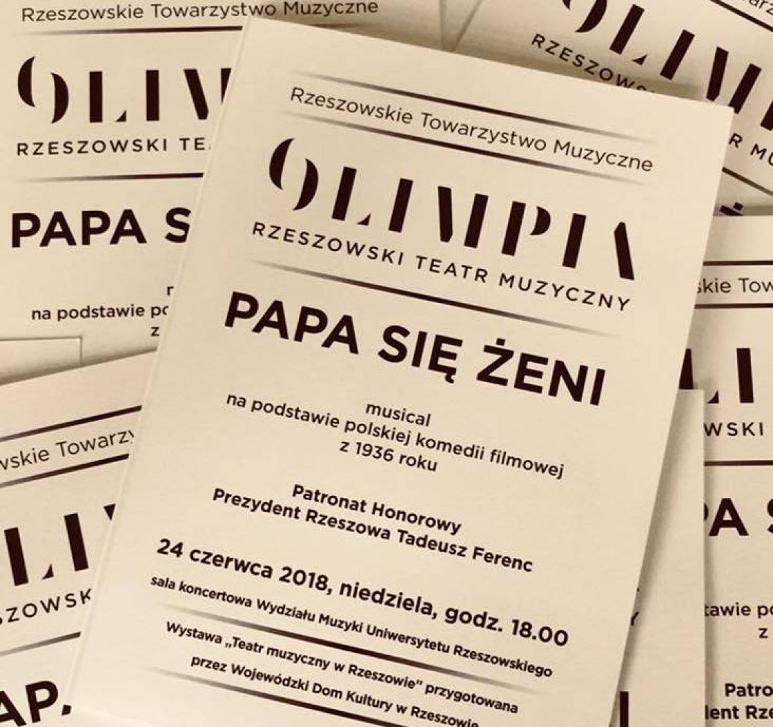 "PAPA SIĘ ŻENI" - musical